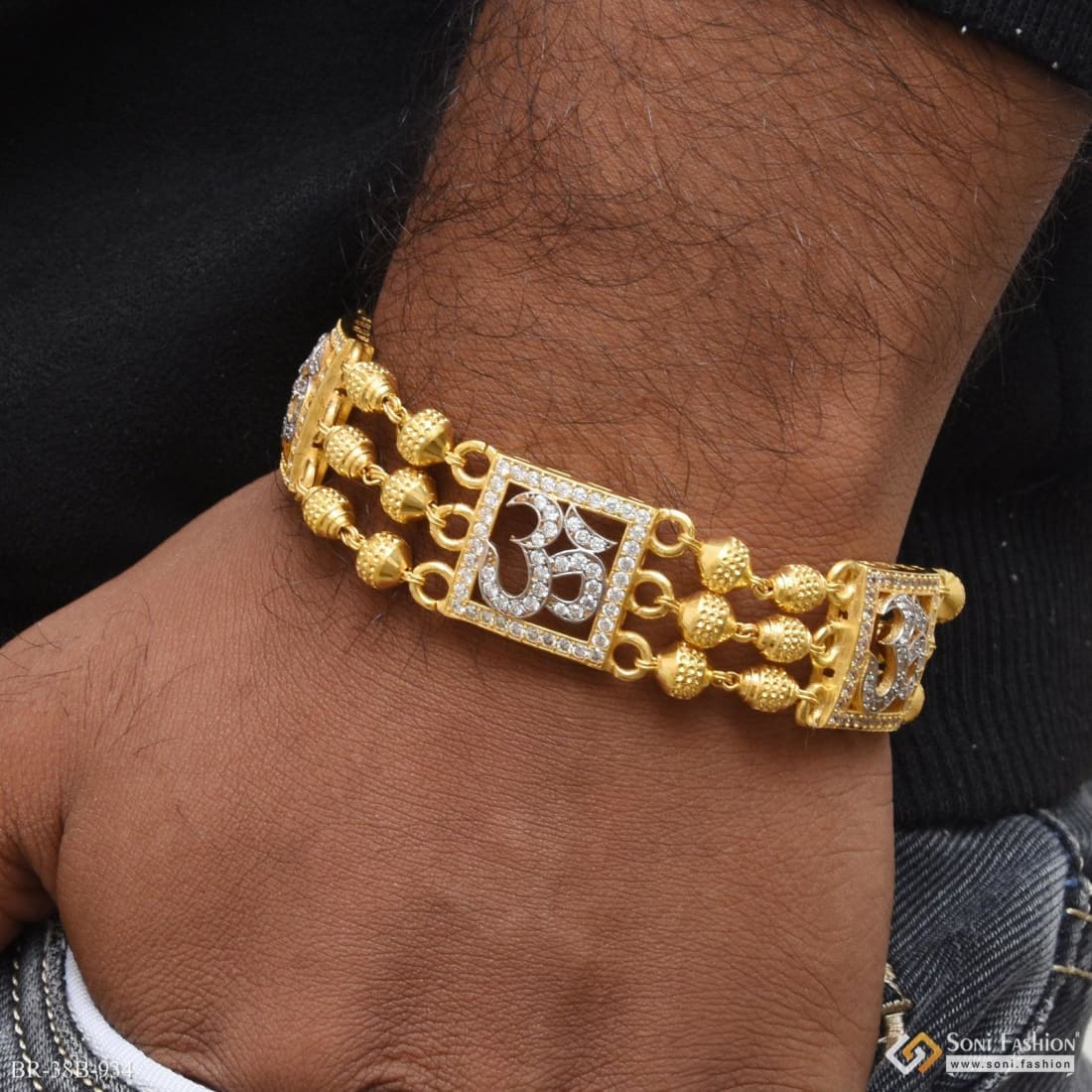 Buy Deepus Women Gold Diamond Bracelet/kada OM-LK0910 Online in India - Etsy